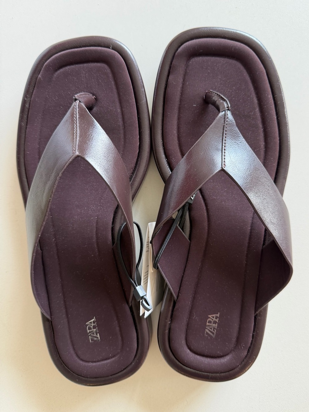 Strappy Flat Sandals Brown Size 40